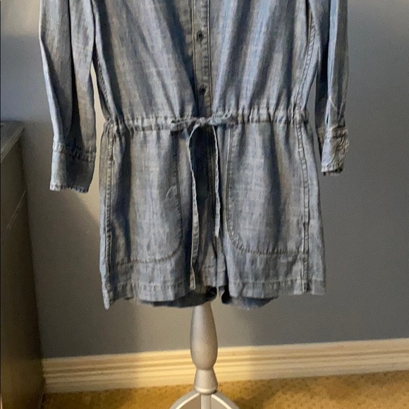 Chambray Denim Romper from Anthropologie - Picture 4 of 7